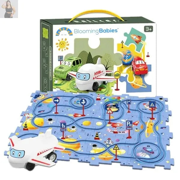 PuzzleRacer™ Kids Car Track Set Tsalach